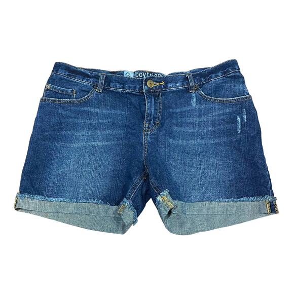 Mossimo Boyfriend Premium Denim Shorts Sz 12 - Picture 1 of 9